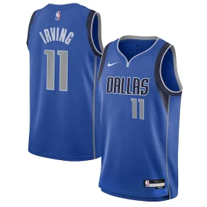 Stylish Kyrie Irving Dallas Mavericks Nike Youth Swingman Jersey Icon Edition Blue