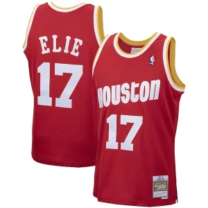 Stylish Mario Elie Houston Rockets 1993/94 Hardwood Classics Swingman Jersey Red