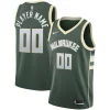 Stylish Milwaukee Bucks Nike Swingman Custom Jersey Green Icon Edition