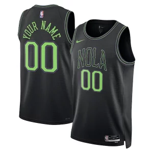 Stylish New Orleans Pelicans Nike Unisex 2023/24 Custom Swingman Jersey Black City Edition