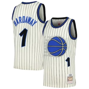 Stylish Penny Hardaway Orlando Magic Chainstitch Swingman Jersey Cream