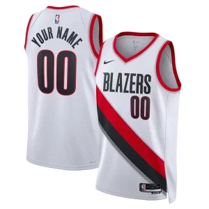 Stylish Portland Trail Blazers Nike Unisex Swingman Custom Jersey White Association Edition