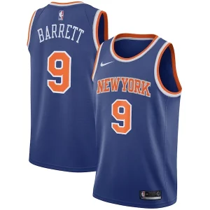 Stylish RJ Barrett New York Knicks Nike Swingman Jersey Blue Icon Edition