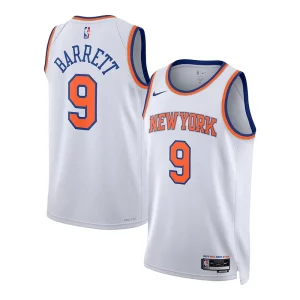 Stylish RJ Barrett New York Knicks Nike Unisex Swingman Jersey Association Edition White