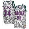Stylish Ray Allen Milwaukee Bucks 2000/01 Swingman Jersey White
