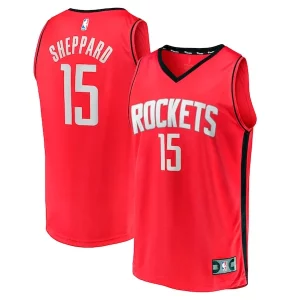 Stylish Reed Sheppard Houston Rockets Youth 2024 NBA Draft Fast Break Player Jersey Icon Edition Red