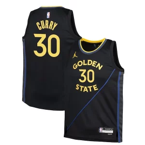 Stylish Stephen Curry Golden State Warriors Jordan Brand Youth Swingman Jersey Statement Edition Navy