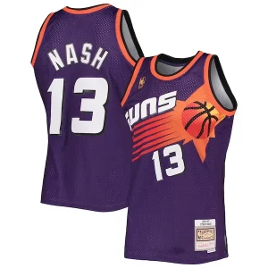Stylish Steve Nash Phoenix Suns 1996/97 Hardwood Classics Swingman Jersey Purple