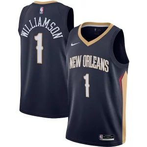 Stylish Zion Williamson New Orleans Pelicans Nike Swingman Jersey Navy Icon Edition