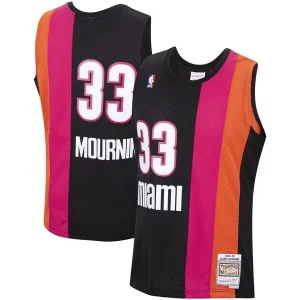 Unique Alonzo Mourning Miami Heat 2005/2006 Hardwood Classics Swingman Jersey Black