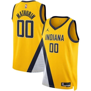 Unique Bennedict Mathurin Indiana Pacers Jordan Brand Unisex Swingman Jersey Statement Edition Gold