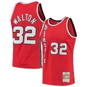 Unique Bill Walton Portland Trail Blazers 1976/77 Hardwood Classics Swingman Jersey Red
