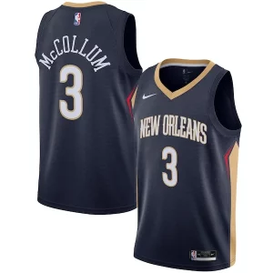 Unique C.J. McCollum New Orleans Pelicans Nike Swingman Jersey Icon Edition Navy