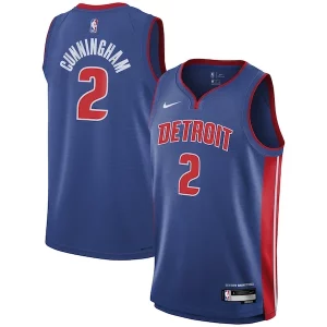 Unique Cade Cunningham Detroit Pistons Nike Youth Swingman Jersey Icon Edition Blue