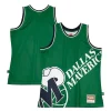 Unique Dallas Mavericks Hardwood Classics Blown Out Fashion Jersey Green
