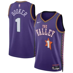 Unique Devin Booker Phoenix Suns Nike Unisex 2024/25 Swingman Player Jersey City Edition Purple