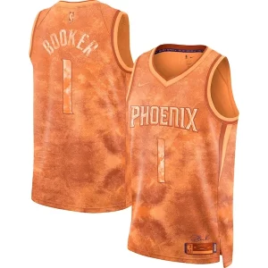 Unique Devin Booker Phoenix Suns Nike Unisex Select Series Swingman Jersey Orange