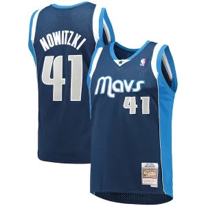 Unique Dirk Nowitzki Dallas Mavericks 2011/12 Hardwood Classics Swingman Jersey Navy
