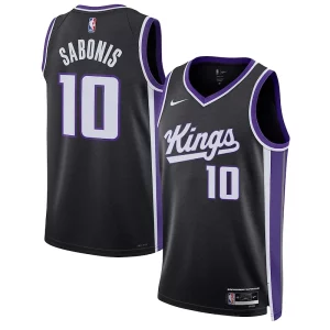 Unique Domantas Sabonis Sacramento Kings Nike Unisex Swingman Jersey Association Edition Black