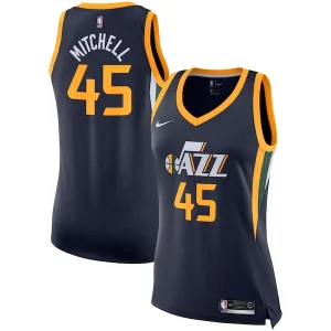Unique Donovan Mitchell Utah Jazz Nike Women's Swingman Jersey Icon Edition Navy