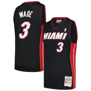 Unique Dwyane Wade Miami Heat 2012/13 Hardwood Classics Swingman Jersey Black