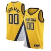 Unique Indiana Pacers Jordan Brand Unisex 2022/23 Swingman Custom Jersey Statement Edition Yellow
