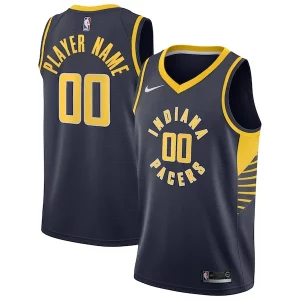 Unique Indiana Pacers Nike Swingman Custom Jersey Navy Icon Edition