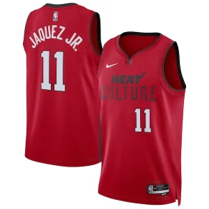 Unique Jaime Jaquez Jr. Miami Heat Nike Unisex 2024/25 Swingman Player Jersey City Edition Red