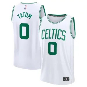 Unique Jayson Tatum Boston Celtics Fast Break Replica Player Jersey Association Edition White