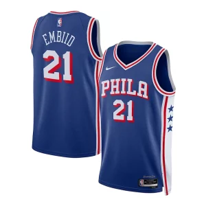 Unique Joel Embiid Philadelphia 76ers Nike Youth Swingman Jersey Icon Edition Royal