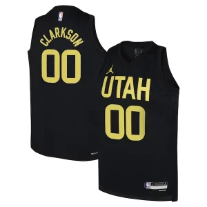 Unique Jordan Clarkson Utah Jazz Jordan Brand Youth Swingman Jersey Statement Edition Black