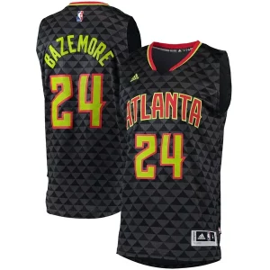 Unique Kent Bazemore Atlanta Hawks adidas Swingman Jersey Charcoal