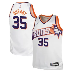 Unique Kevin Durant Phoenix Suns Nike Youth Swingman Jersey Association Edition White
