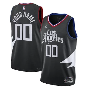 Unique LA Clippers Jordan Brand Unisex 2022/23 Swingman Custom Jersey Statement Edition Black
