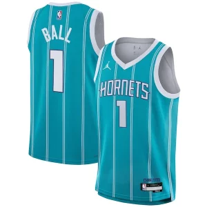 Unique LaMelo Ball Charlotte Hornets Nike Youth Swingman Jersey Icon Edition Teal