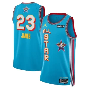 Unique LeBron James Jordan Brand Unisex 2025 NBA All Star Game Swingman Player Jersey Light Blue