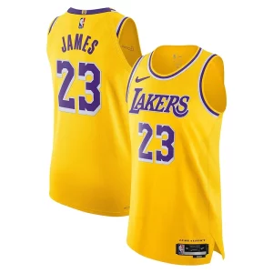 Unique LeBron James Los Angeles Lakers Nike Authentic Player Jersey Icon Edition Gold
