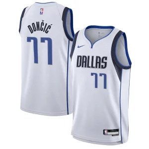 Unique Luka Dončić Dallas Mavericks Nike Youth Swingman Jersey Association Edition White