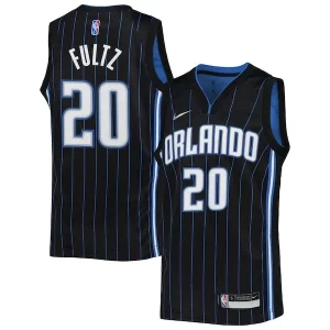 Unique Markelle Fultz Orlando Magic Nike Youth 2021/22 Diamond Swingman Jersey Icon Edition Black