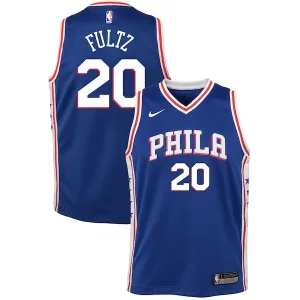 Unique Markelle Fultz Philadelphia 76ers Nike Youth Swingman Jersey Blue Icon Edition