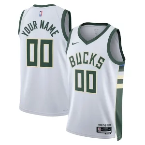 Unique Milwaukee Bucks Nike Unisex Swingman Custom Jersey White Association Edition