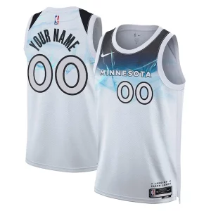 Unique Minnesota Timberwolves Nike Unisex 2024/25 Custom Swingman Jersey City Edition White