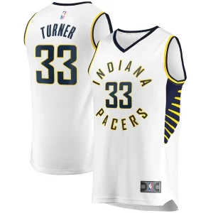 Unique Myles Turner Indiana Pacers Fast Break Replica Player Jersey White Association Edition