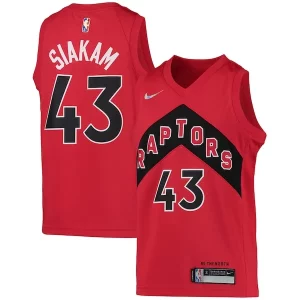 Unique Pascal Siakam Toronto Raptors Nike Youth 2021/22 Diamond Swingman Jersey Icon Edition Red