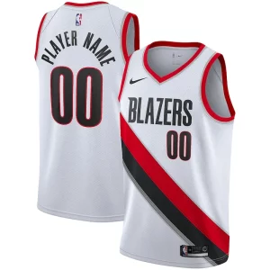 Unique Portland Trail Blazers Nike 2020/21 Swingman Custom Jersey Association Edition White