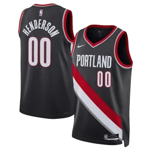 Unique Scoot Henderson Portland Trail Blazers Nike Unisex 2023 NBA Draft Swingman Jersey Icon Edition Black