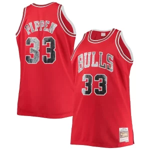 Unique Scottie Pippen Chicago Bulls Big & Tall 1997/98 NBA 75th Anniversary Diamond Swingman Jersey Red