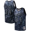 Unique Shaquille O'Neal Los Angeles Lakers Hardwood Classics 1996/97 Tie Dye Swingman Jersey Black