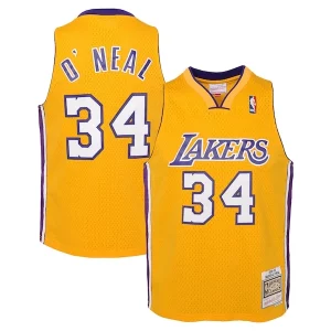 Unique Shaquille O'Neal Los Angeles Lakers Youth 1999/00 Hardwood Classics Swingman Jersey Gold