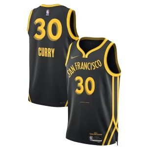Unique Stephen Curry Golden State Warriors Nike Unisex 2023/24 Swingman Jersey Black City Edition